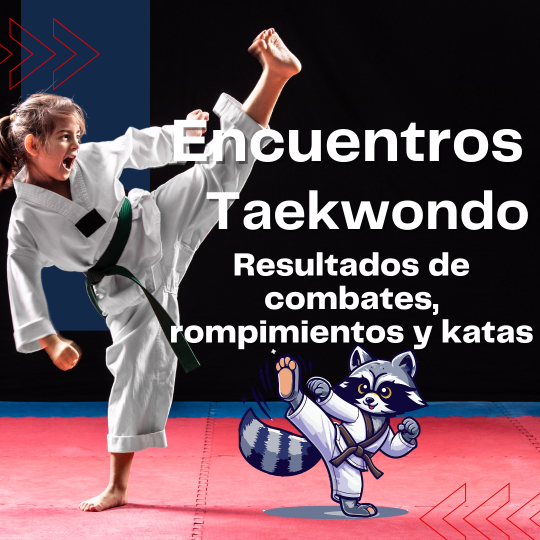 imagen de encuentros y resultados de taekwondo
